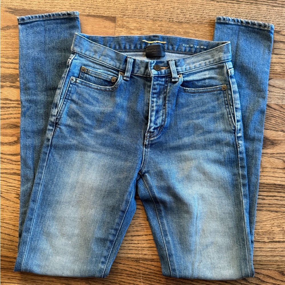 Saint Laurent Blue Denim Jeans